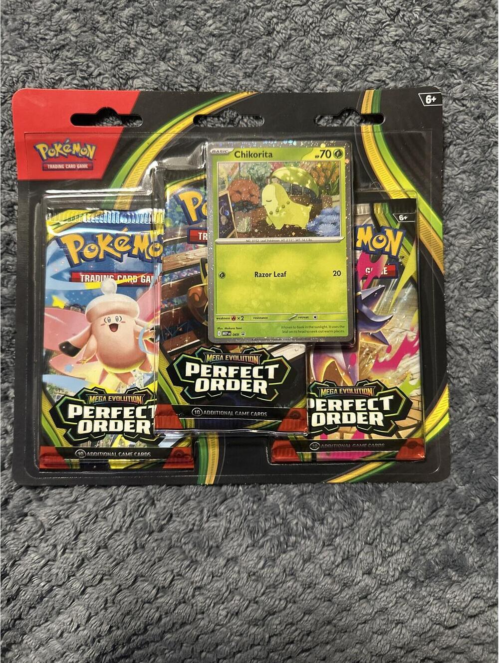 Pokémon TCG Perfect Order Mega Evolution Booster Pack 3-Pack